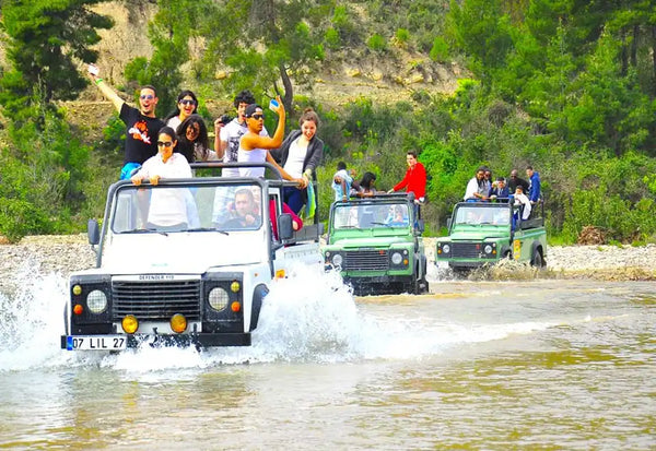Belek Adventures Jeep Safari med offroad-ture, frokost og tur/retur-transport