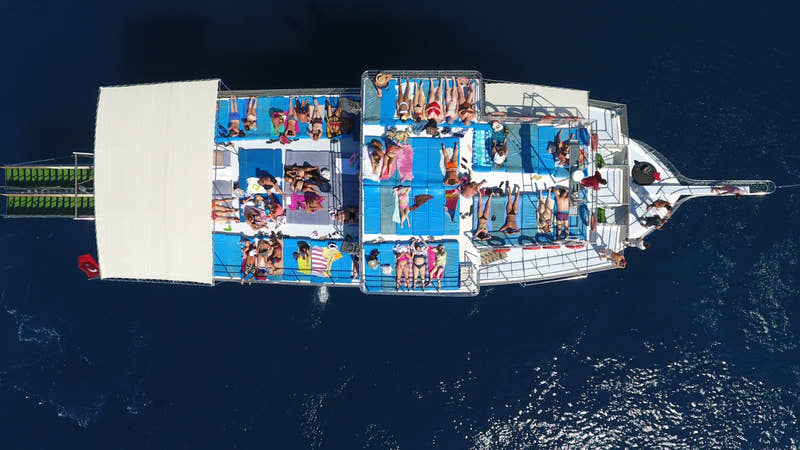 Bootstour zu Cleopatra Island & Gökova-Buchten ab Marmaris