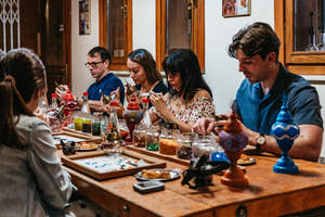 Istanbul: Workshop i tyrkiske mosaiklamper med lokum