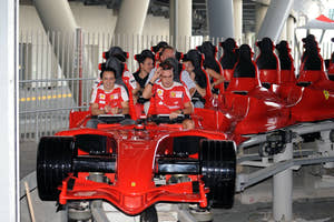 Rollar Coaster at Ferrari World