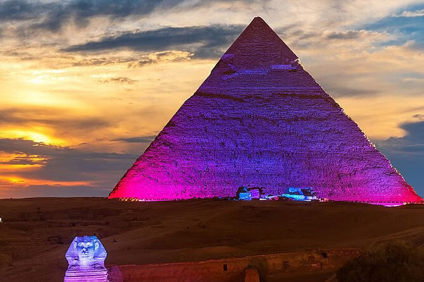 Cairo Giza Pyramids Sound & Light Show with Private Transfer