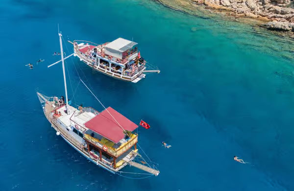 Bodrum Pirate Boat Tour with Open Lunch Buffet