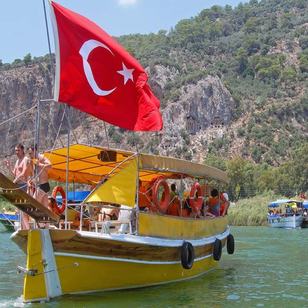 Fethiye Dalyan Cruise, Turtle Beach & Mud Baths with Lunch & Roundtrip Transfer