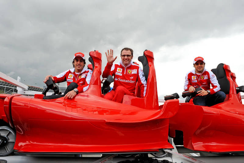 Американские горки в Ferrari World