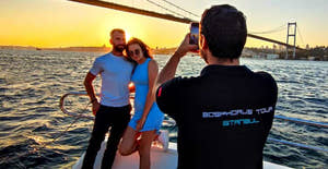 Istanbul: Solnedgangs-yachtkrydstogt på Bosphorus