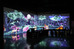 immersive media art exhibition at the ARTE MUSEUM
