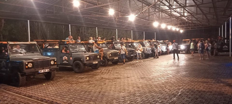 People enjoying Night Jeep Safari Tour
