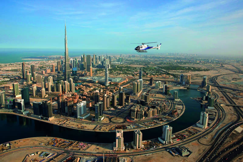 Helicopter Aerial View