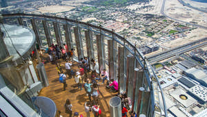 Dubai Burj Khalifa at the Top 124th