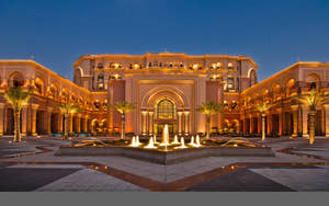 Emirates Palace in Abu Dhabi