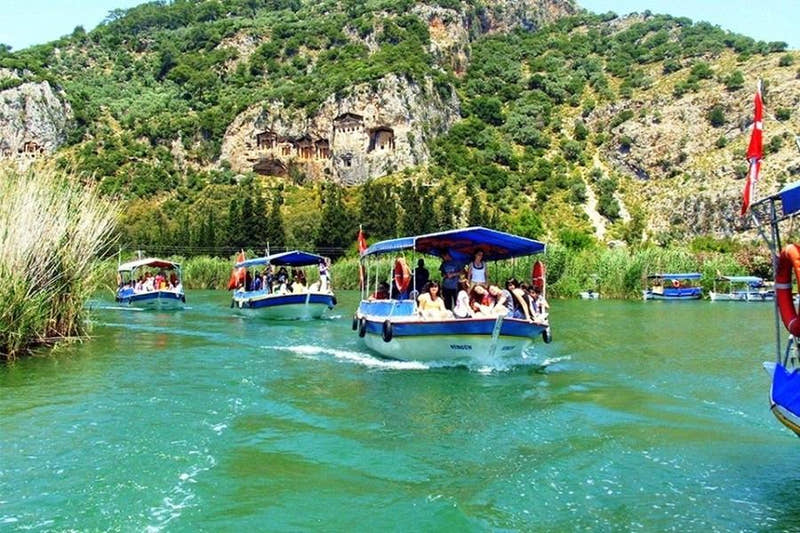 Fethiye Dalyan Kreuzfahrt, Turtle Beach & Schlammbäder