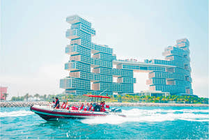 The Royal, a luxury resort located on the Palm Jumeirah in Dubai.