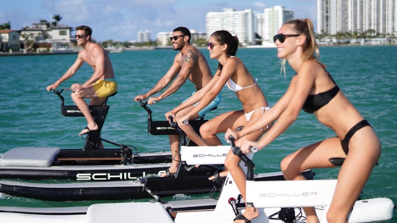 People riding Sea Bike