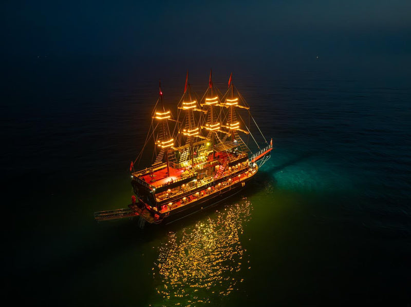 Alanya Sunset Cruise Tour with Dinner, Soft Drinks & Transfer