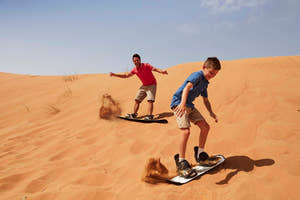 Sand boarding