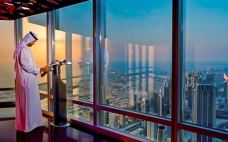 Burj Khalifa at the Top of 124th + 125th Floor Tickets + Roof Top Meal