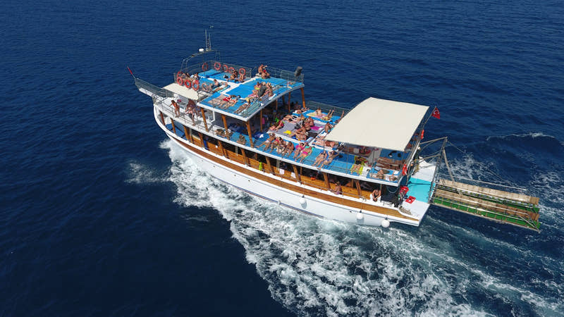Bootstour zu Cleopatra Island & Gökova-Buchten ab Marmaris