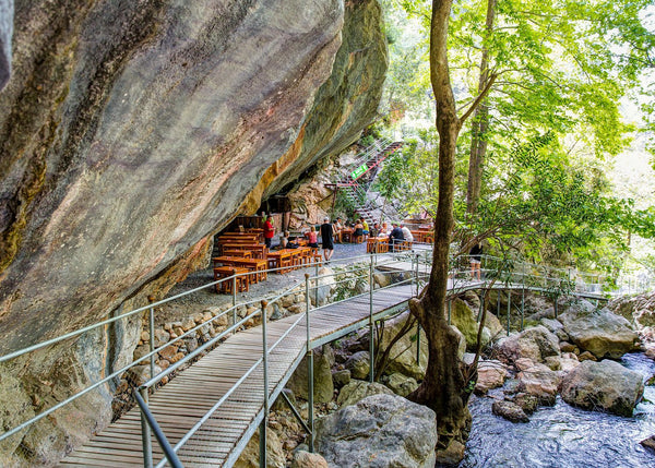Sapadere Canyon Waterfall Bridge