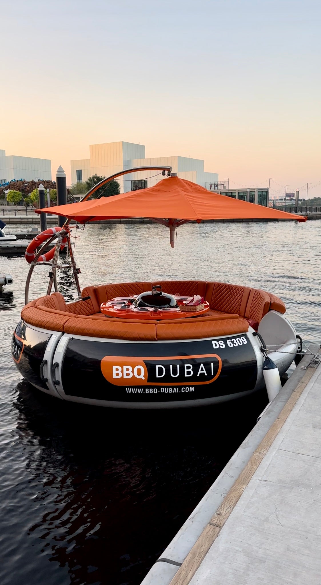 Dubai BBQ Private Donut Boat Tour Tripventura