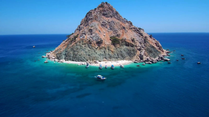 Экскурсия на лодке по острову Сулуада на закате в Кемере - Tripventura