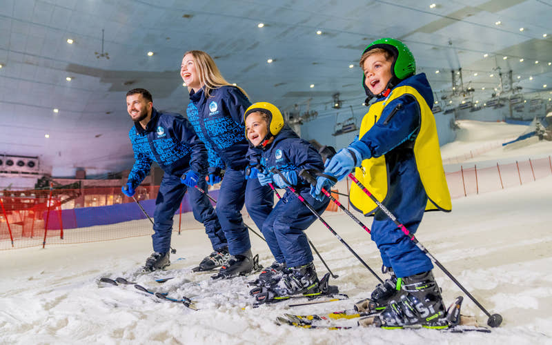 Indoor-Skigebiet im Mall of the Emirates in Dubai.