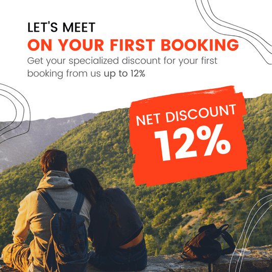 Special Offer up to 12% for First-Time Travelers! 🌟