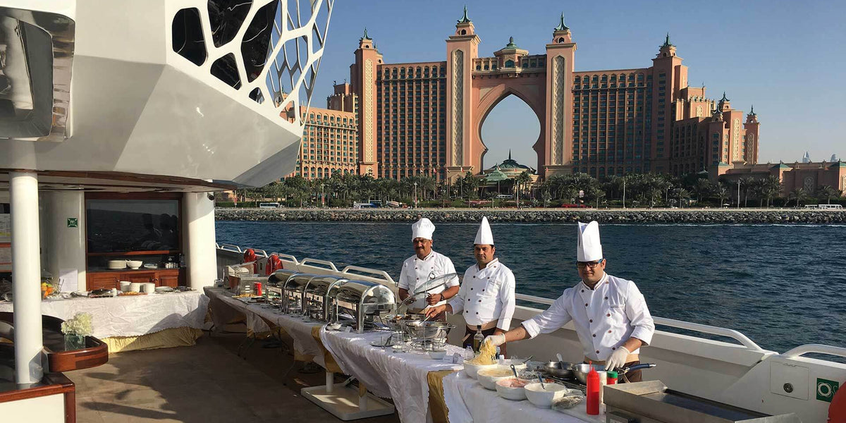 Experience Dubai Lotus Mega Yacht Dinner Cruise!