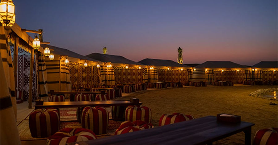 So bezahlen Sie das Al Khayma Camp Desert Safari mit Bitcoin
