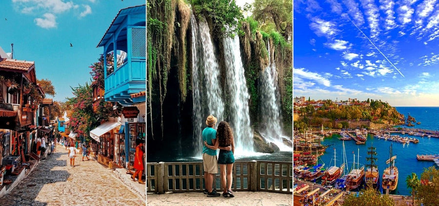 My Antalya City Tour: Waterfalls, Boat Ride & Local Lunch