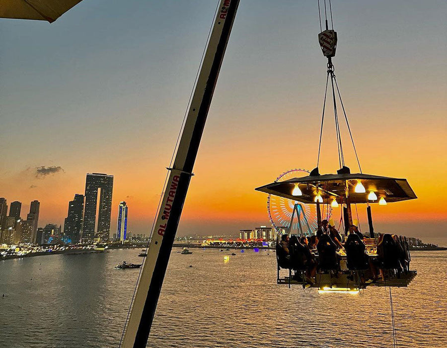 Alles über Dinner in the Sky in Dubai