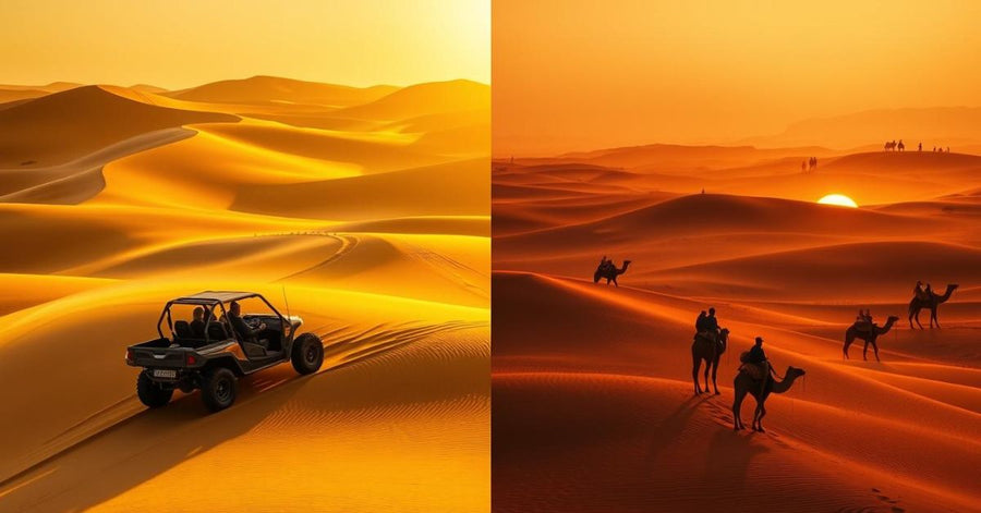 Morgen- vs Abend-Wüstensafari in Dubai: Vollständiger Vergleichsführer 2026