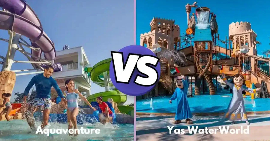 Atlantis Aquaventure vs Yas Waterworld: UAE's Best Water Park Battle 2025