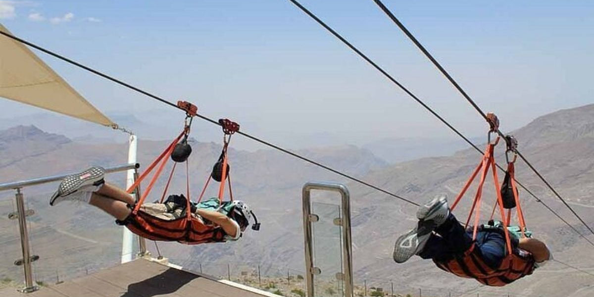Jebel Jais Flight: World’s Longest Zipline Adventure from Dubai