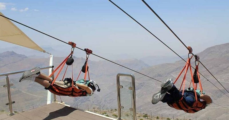 Jebel Jais Flight: World’s Longest Zipline Adventure from Dubai