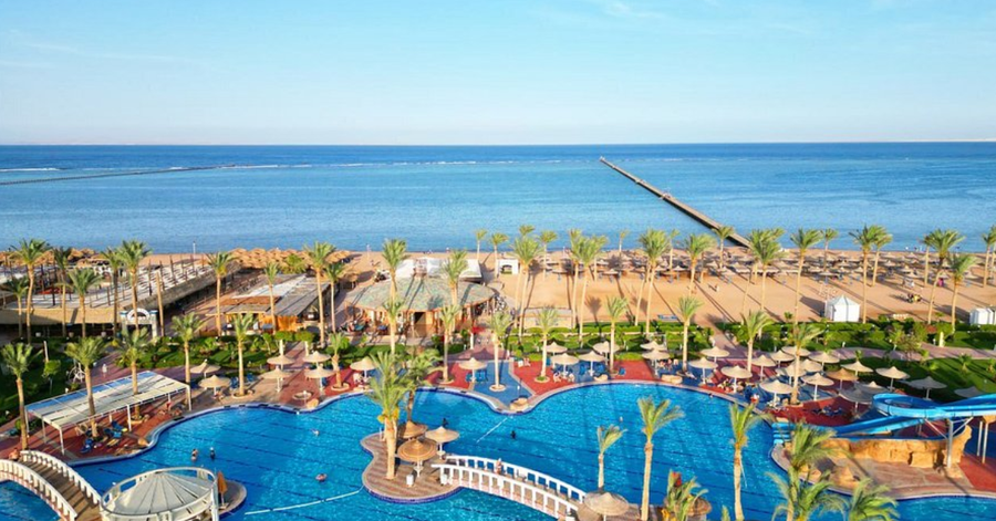 Sea Beach Aqua Park Resort Sharm El Sheikh: Familienfreundlicher Strand &amp; Wasserspaß