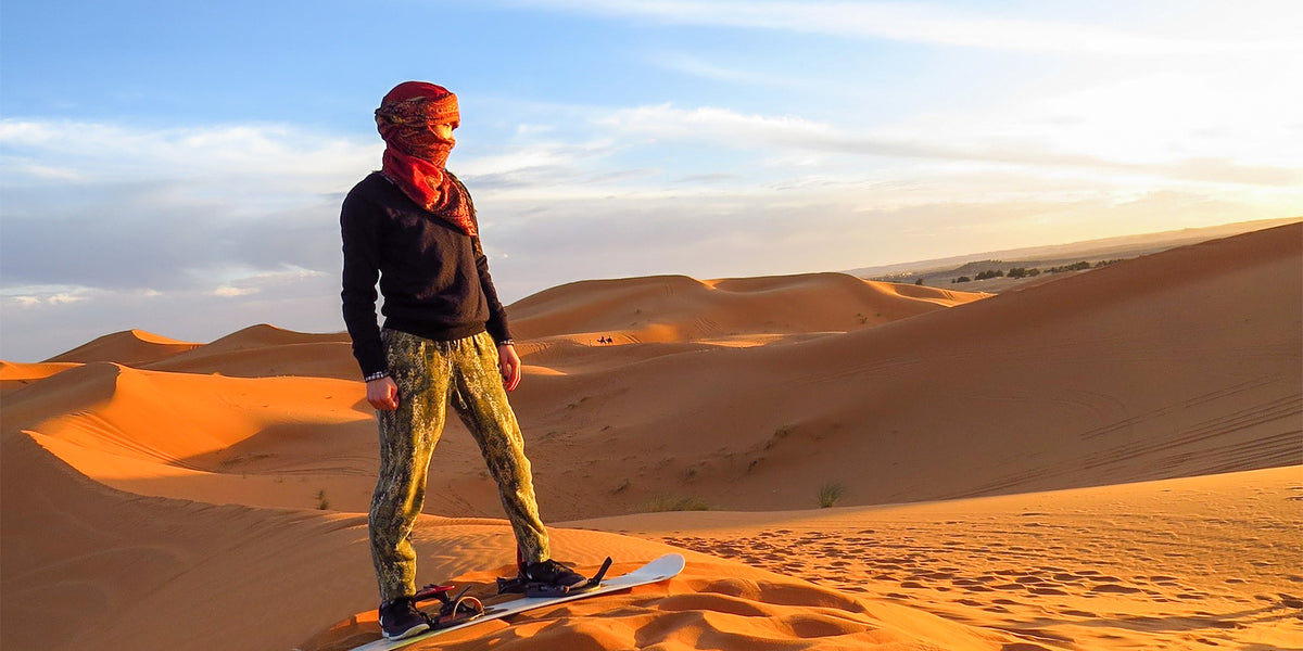 Sandboarding Adventure in Dubai Desert Safaris