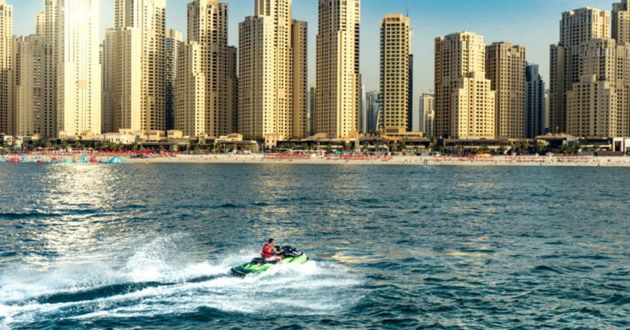 Beste Fotospots beim Jet-Ski-Fahren in Jumeirah