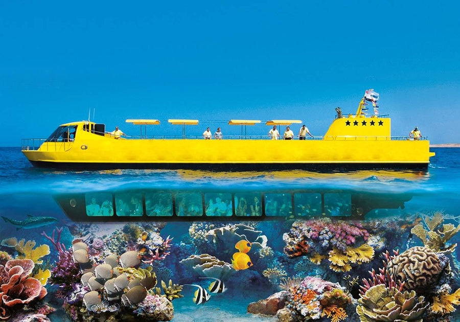 Udforsk Rødehavet med en semi-submarine-oplevelse i Hurghada