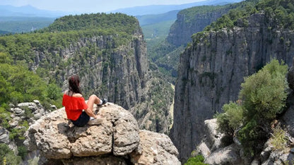 Girl in Tazi Canyon Selge, Adam Rocks