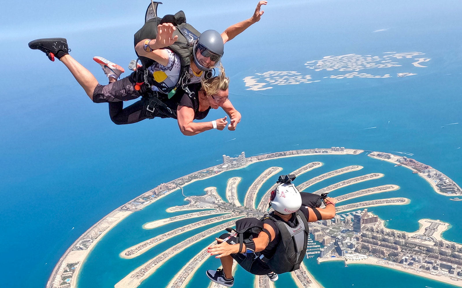 Tandem skydive over the iconic Palm Jumeirah in Dubai
