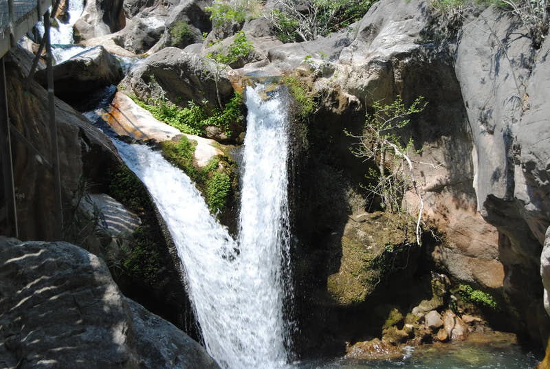 Wasserfall im Sapadere Canyon