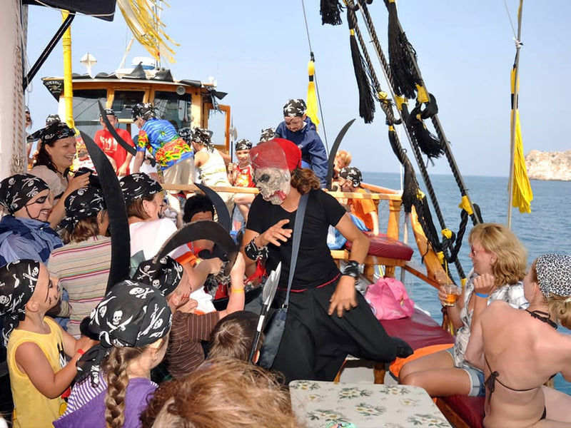 People cosplying as pirates