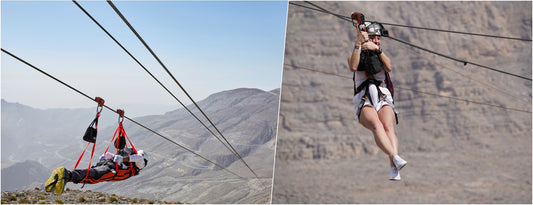 Jebel Jais zipline Dubai'den Dünyanın En Uzun zipline Deneyimi 