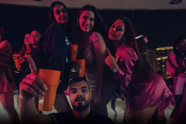 People enjoying Grand Yacht Party 