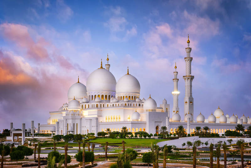 Wycieczka z Dubaju do Abu Dhabi z wizytą w Wielkim Meczecie