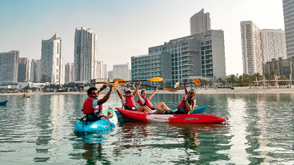 People Kayaking in Dubai