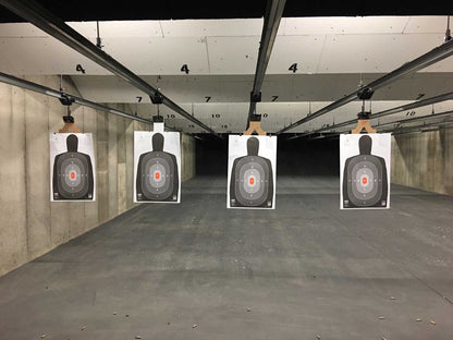 Targets in a shooting range