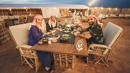 Dubai Overnight Desert Safari With Hot Air Balloon Flight & Breakfast