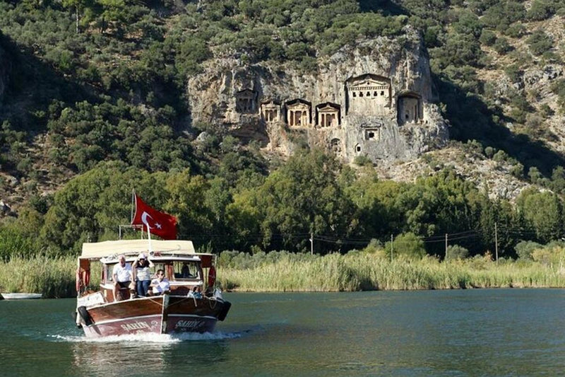 Bodrum Dalyan-krydstogt, Turtle Beach og mudderbade med frokost og tur/retur-transport
