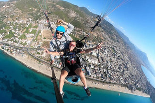 Girl Paragliding